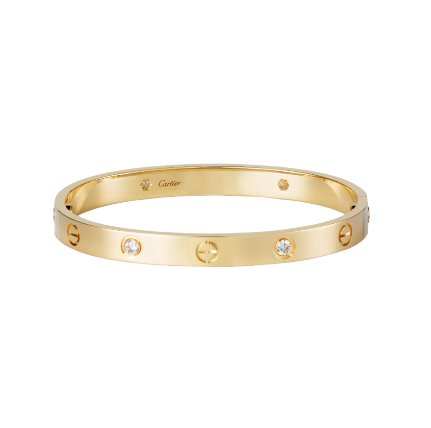 Браслет Cartier Love с бриллиантами