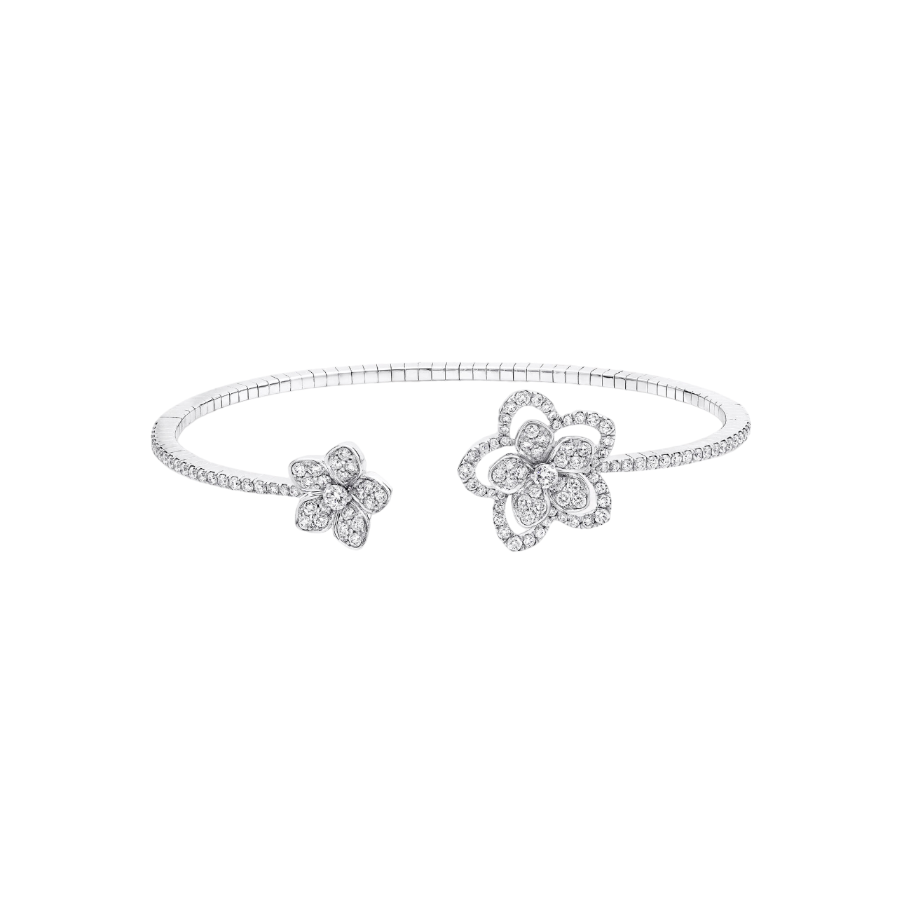 Браслет Graff Wild Flower Open Diamond Bangle
