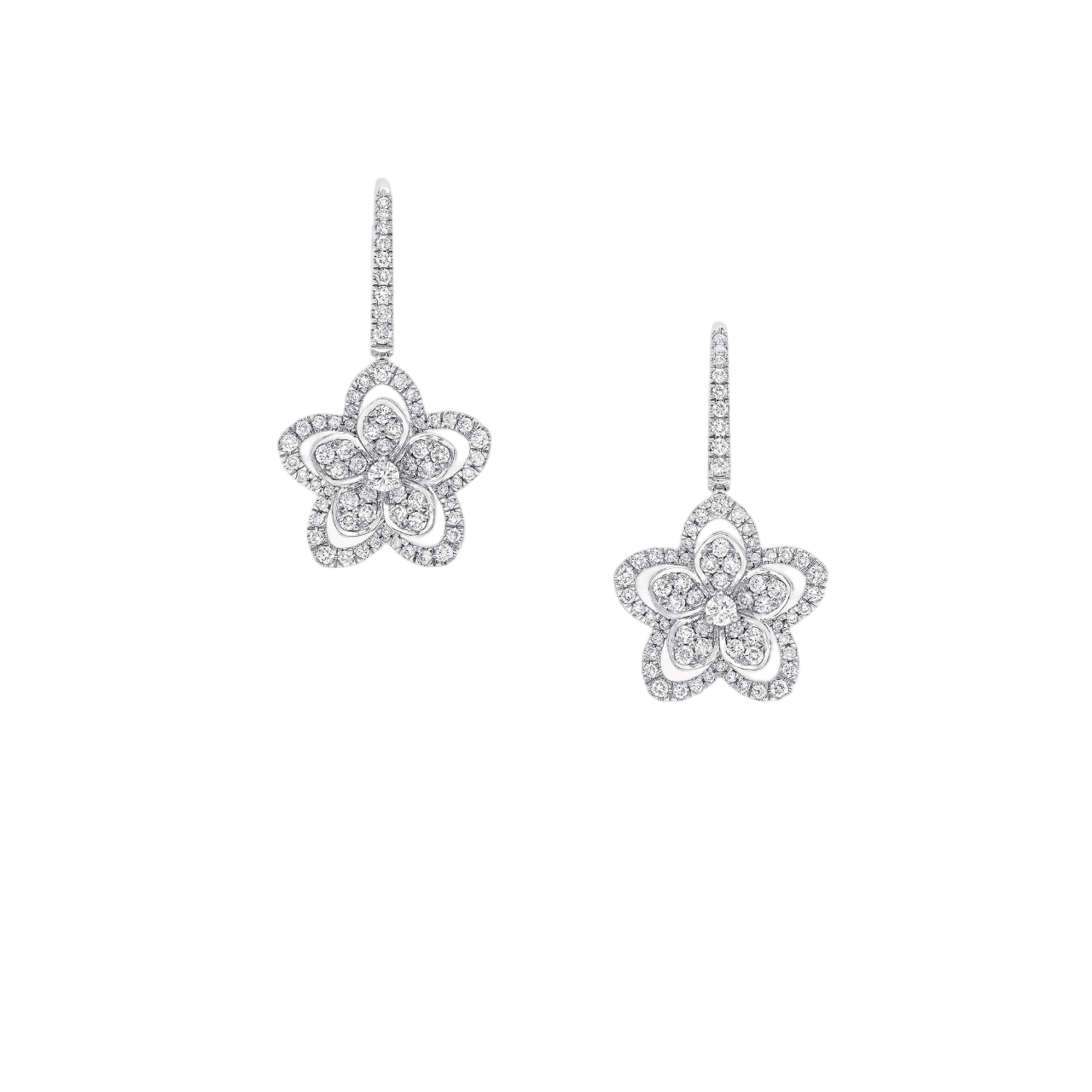 Серьги Graff Wild Flower Diamond Earrings