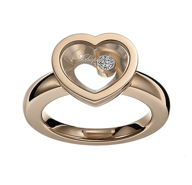 Кольцо Chopard Happy Diamonds Happy Hearts