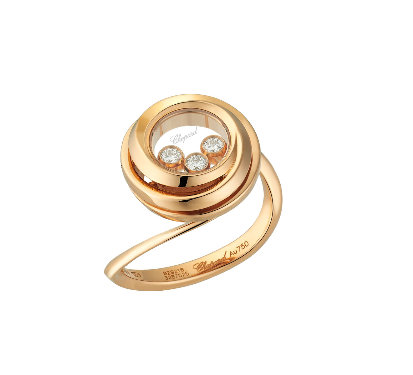 Кольцо Chopard Happy Diamonds Icons Round