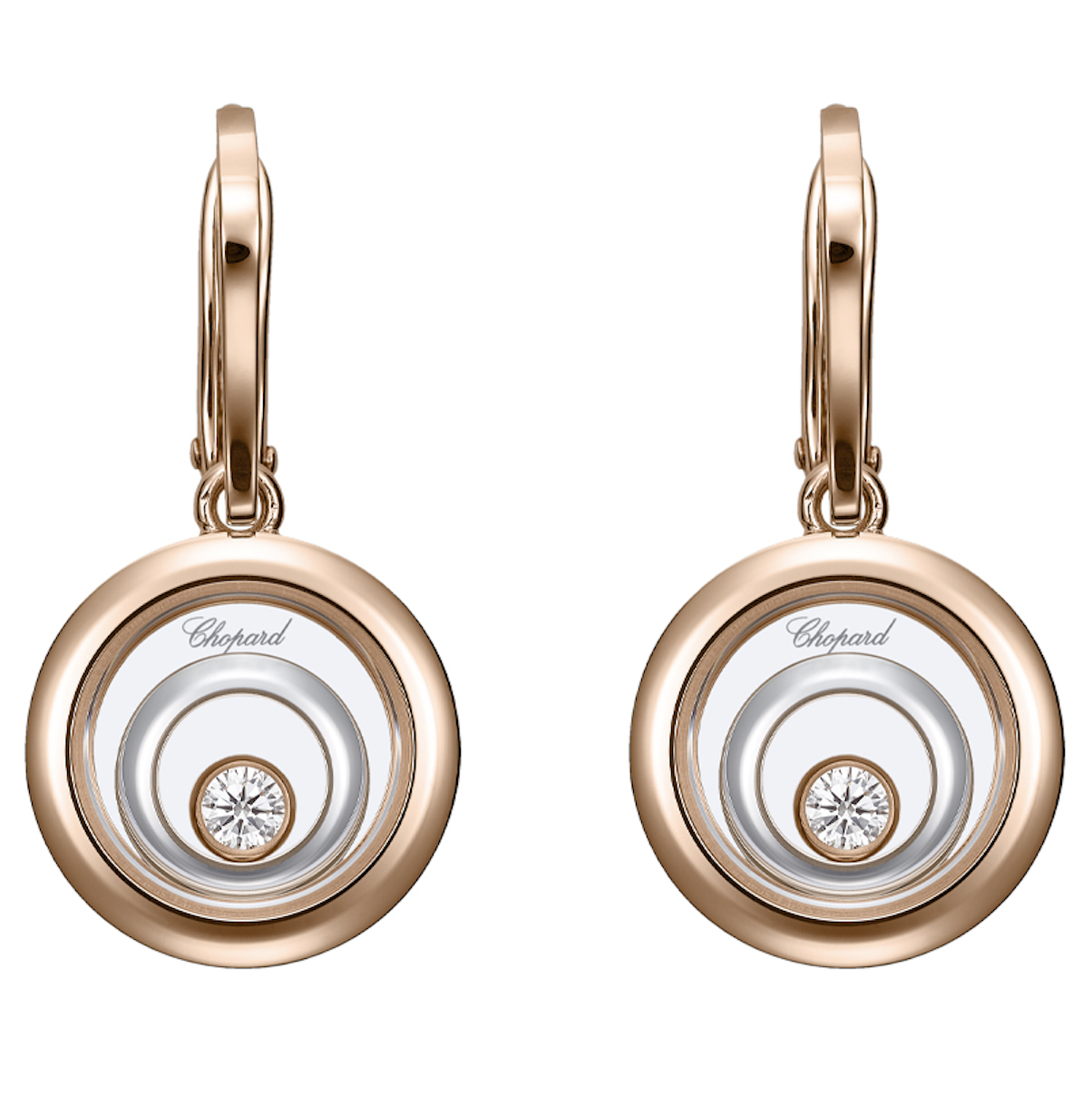 Серьги Chopard Happy Diamonds Happy Spirit