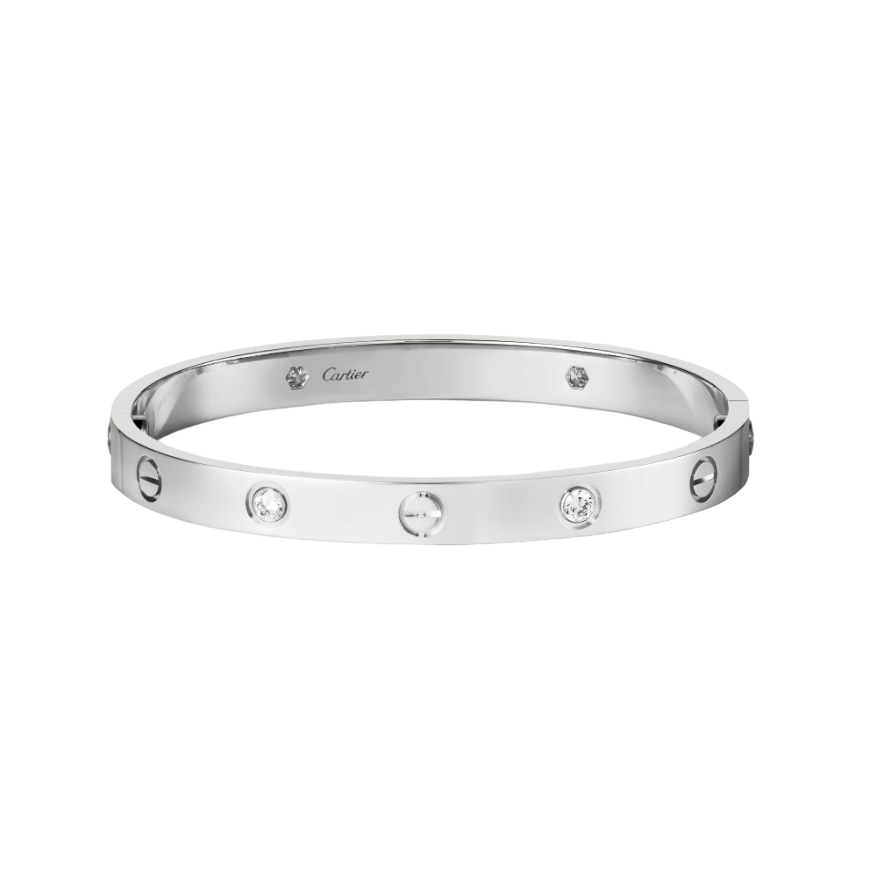 Браслет Cartier Love с бриллиантами