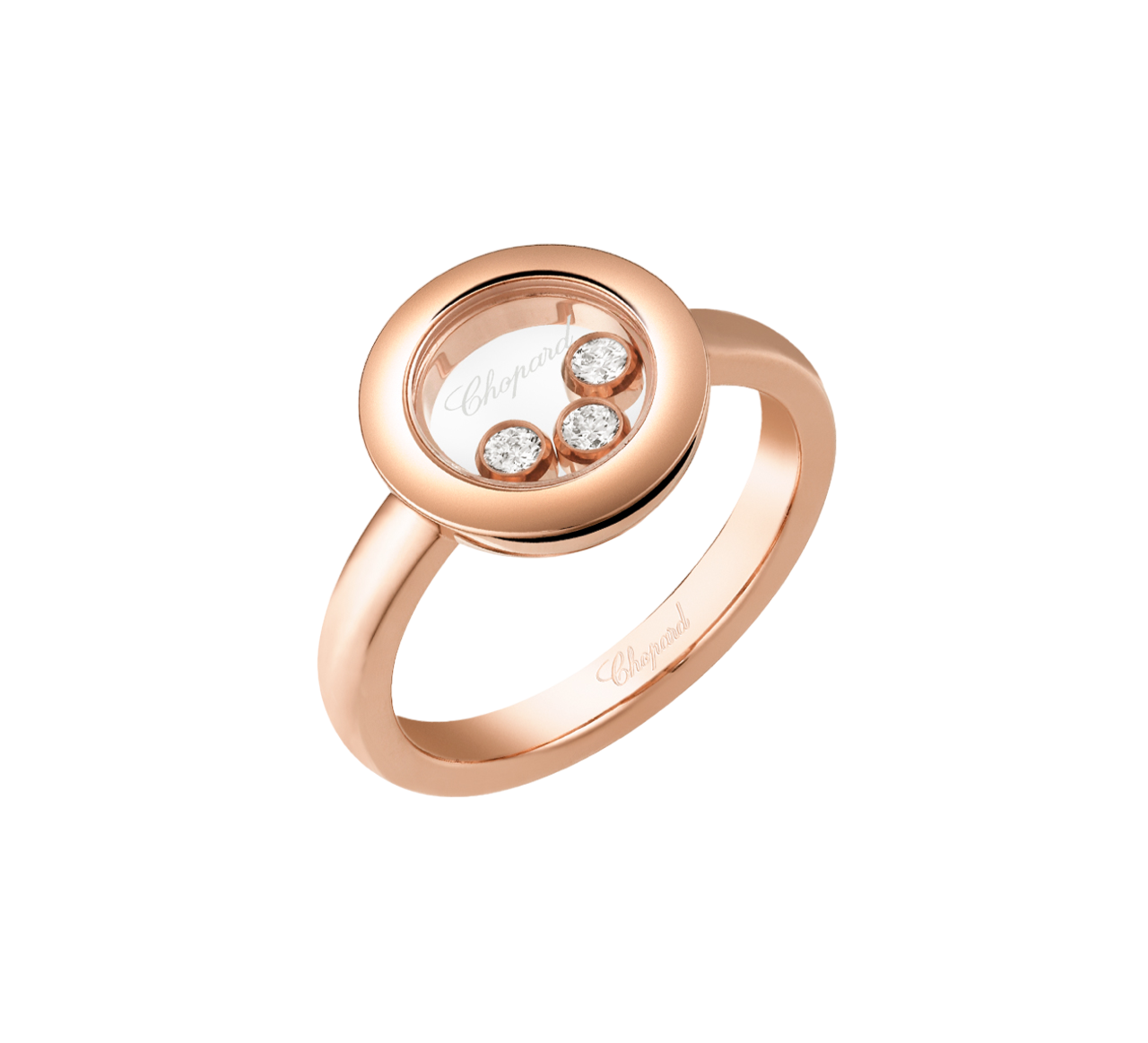 Кольцо Chopard Happy Diamonds Icons Round