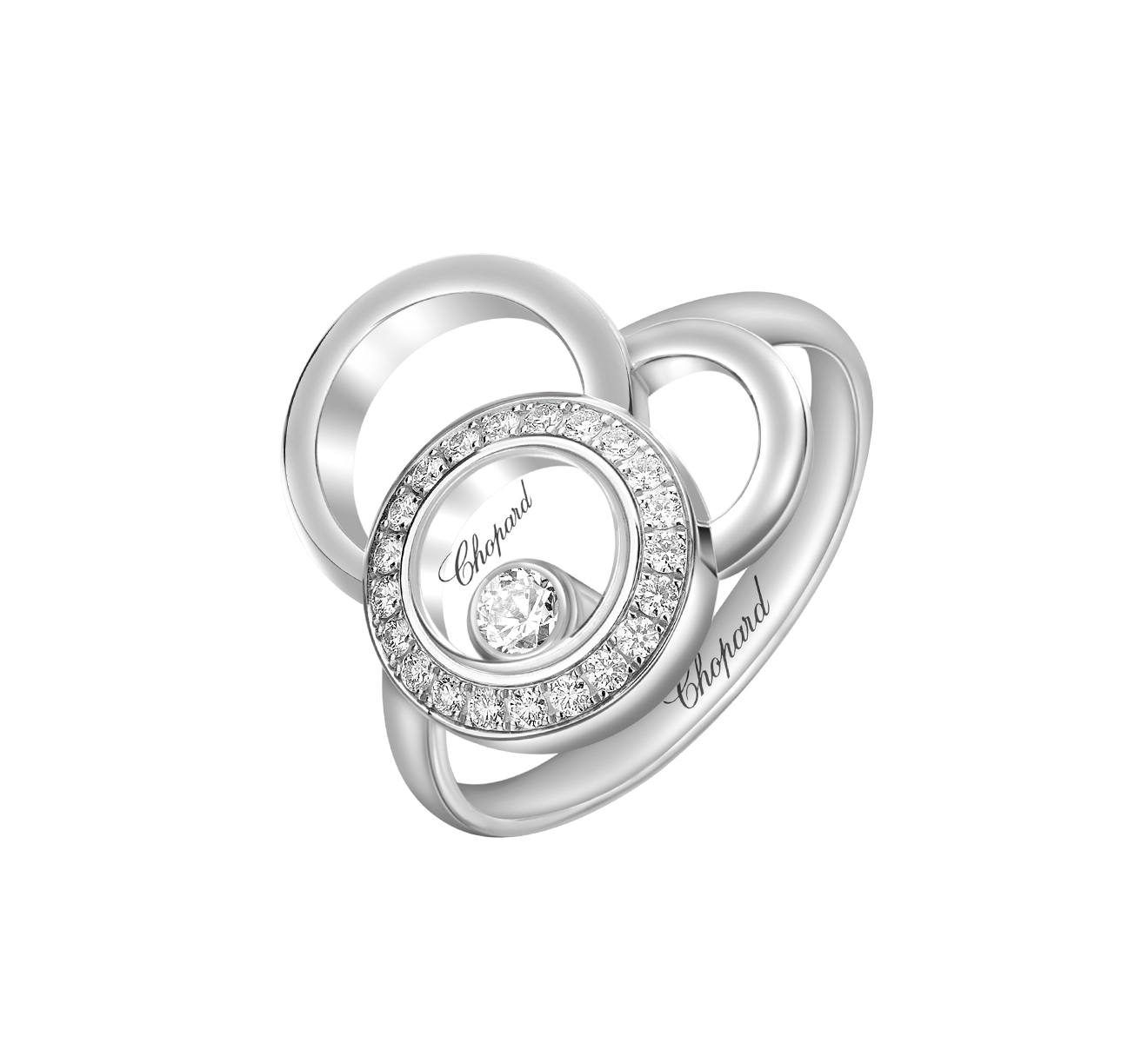 Кольцо Chopard Happy Diamonds Happy Dreams